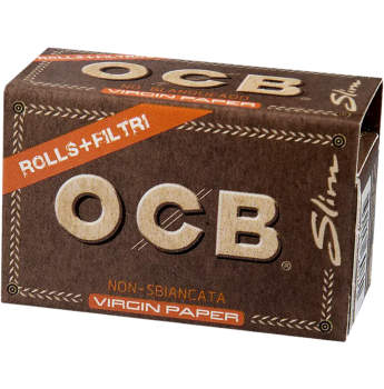 OCB - Virgin Paper Rolls (4 Meter + 40 Filter Tips)